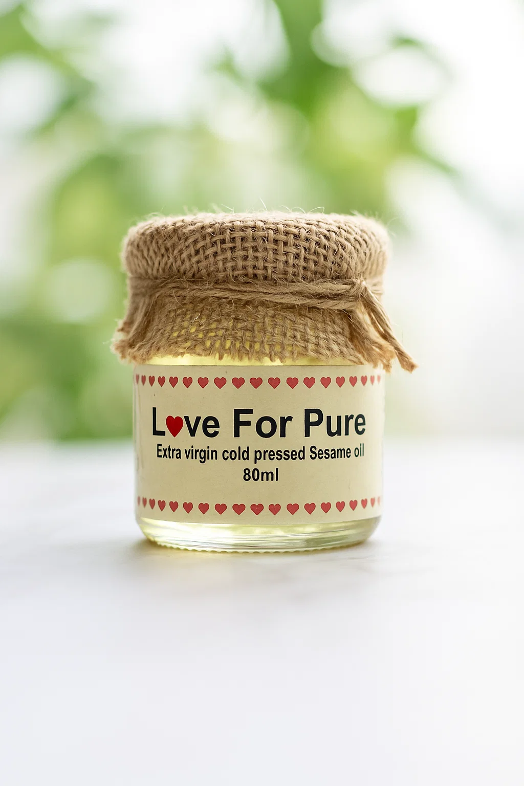 Love For Pure – Extra Virgin Cold Pressed Sesame Oil (80 ml)